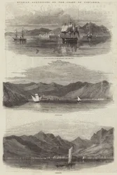 Russische Festungen an der Küste von Tscherkessien